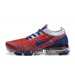 Women's/Men's Nike Air VaporMax Flyknit 3 Red Blue Footwear CW5585-100