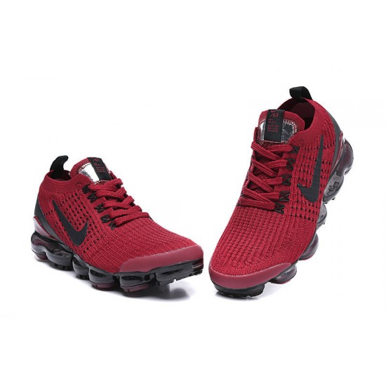 Women's/Men's Nike Air VaporMax Flyknit 3 Red Footwear AJ6900-602