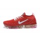 Women's/Men's Nike Air VaporMax Flyknit 3 Red White Footwear CU4756-600