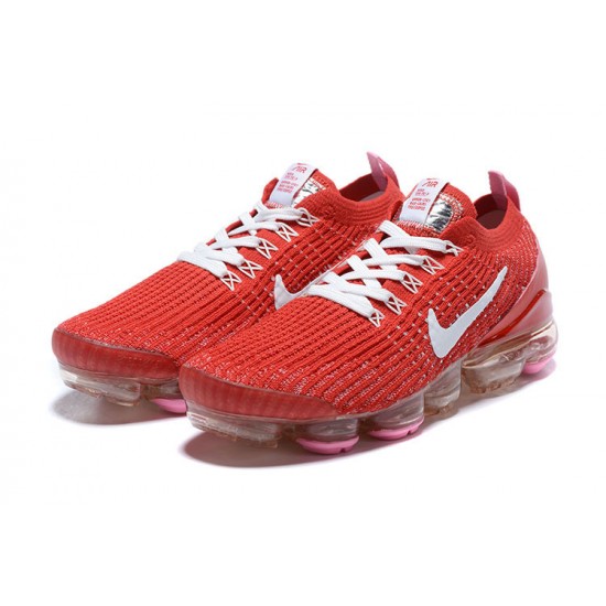 Women's/Men's Nike Air VaporMax Flyknit 3 Red White Footwear CU4756-600