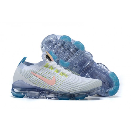 Women's/Men's Nike Air VaporMax Flyknit 3 White Blue Footwear AJ6900-003