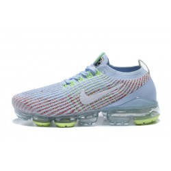 Women's/Men's Nike Air VaporMax Flyknit 3 White Blue Footwear AJ6910-200