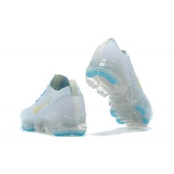 Women's/Men's Nike Air VaporMax Flyknit 3 White Blue Footwear AJ6910-500