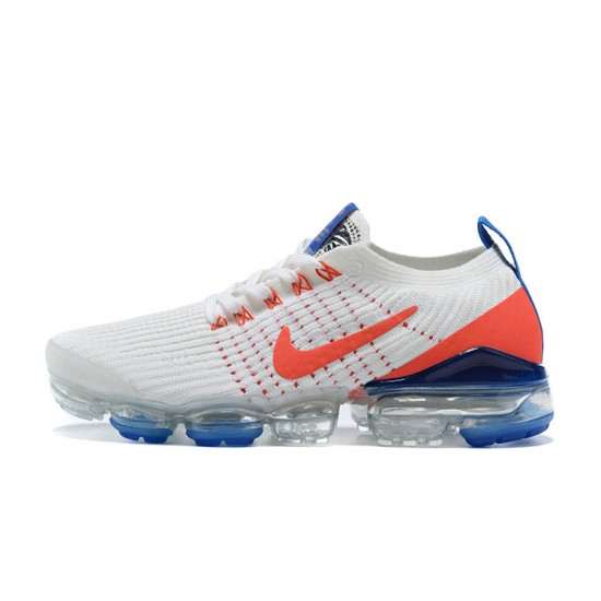 Women's/Men's Nike Air VaporMax Flyknit 3 White Blue Footwear CZ7994-100