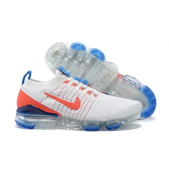 Women's/Men's Nike Air VaporMax Flyknit 3 White Blue Footwear CZ7994-100