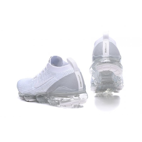 Women's/Men's Nike Air VaporMax Flyknit 3 White Footwear AJ6900-100