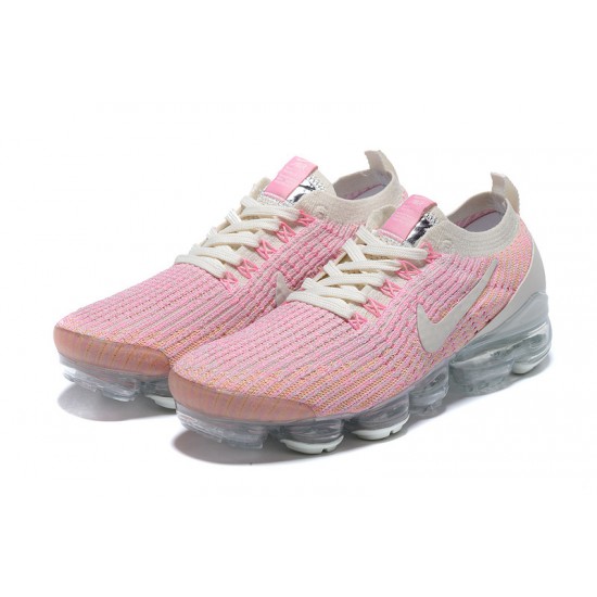 Women's Nike Air VaporMax Flyknit 3 Pink White Footwear AJ6910-008