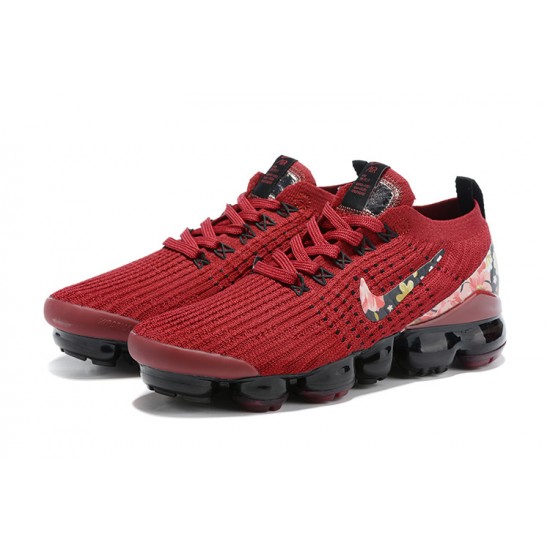 Women's Nike Air VaporMax Flyknit 3 Red Black Footwear CT1274 -600