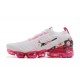 Women's Nike Air VaporMax Flyknit 3 White Pink Footwear AJ6910-601