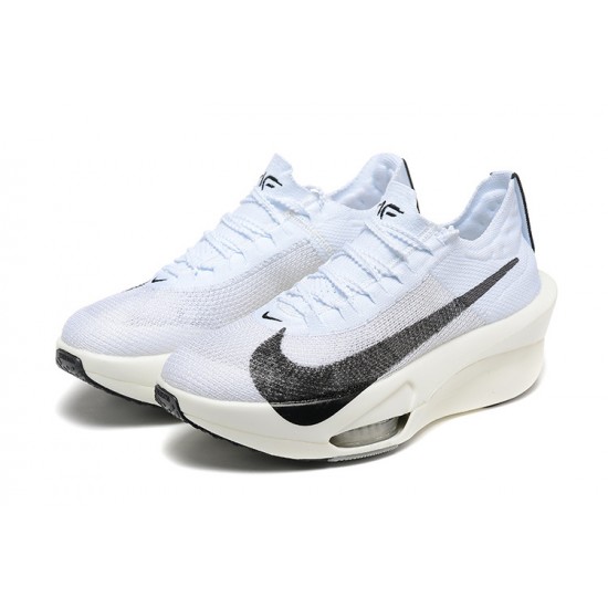 Women's/Men's Nike Air Zoom Alphafly NEXT 3 Black and White Footwear 