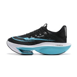 Women's/Men's Nike Air Zoom Alphafly Next 2 Black and Blue Footwear 