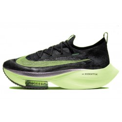 Women's/Men's Nike Air Zoom Alphafly Next 2 Black and Green Footwear 