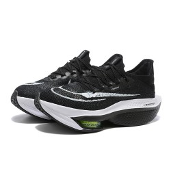 Women's/Men's Nike Air Zoom Alphafly Next 2 Black and White Footwear 