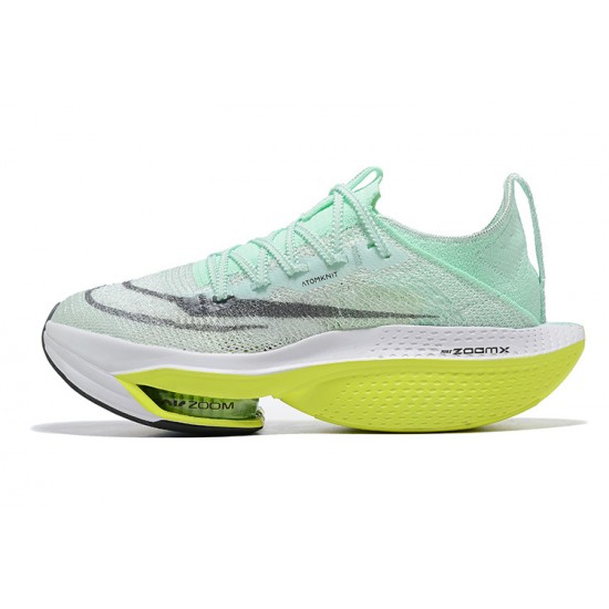 Women's/Men's Nike Air Zoom Alphafly Next 2 Green Footwear 