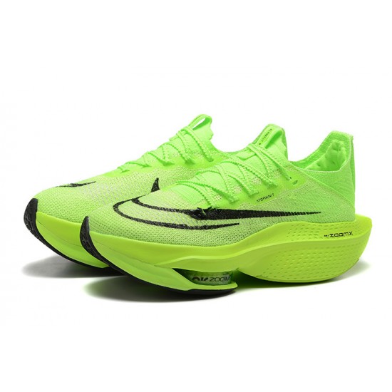 Women's/Men's Nike Air Zoom Alphafly Next 2 Neongreen Footwear 