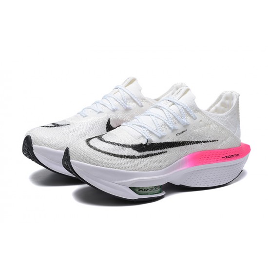 Women's/Men's Nike Air Zoom Alphafly Next 2 Pink White Footwear 