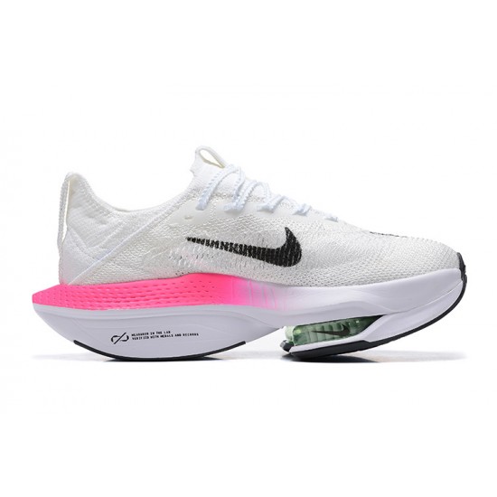 Women's/Men's Nike Air Zoom Alphafly Next 2 Pink White Footwear 