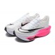 Women's/Men's Nike Air Zoom Alphafly Next 2 White Pink Footwear 