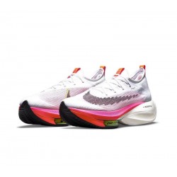 Women's/Men's Nike Air Zoom Alphafly Next 2 White and Pink Footwear 