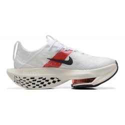 Women's/Men's Nike Air Zoom Alphafly Next 2 White and Red Footwear 