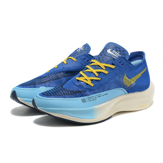 Men's Nike ZoomX VaporFly NEXT Blue Yellow Footwear 