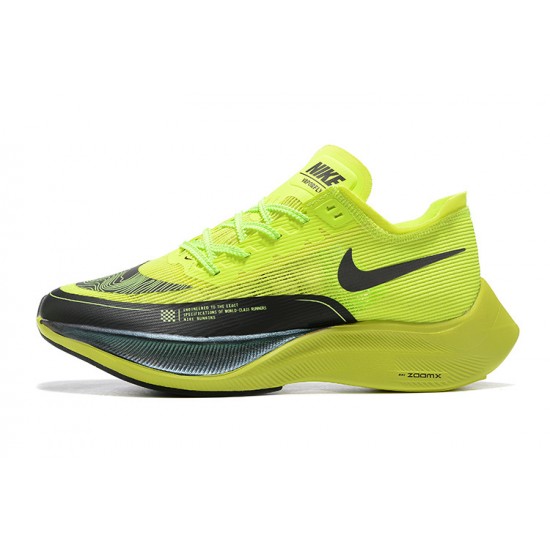 Men's Nike ZoomX VaporFly NEXT Chartreuse Black Footwear 