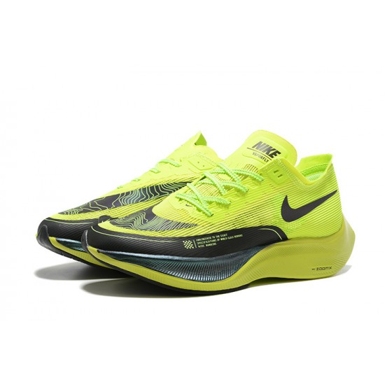 Men's Nike ZoomX VaporFly NEXT Chartreuse Black Footwear 