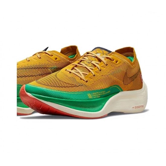 Men's Nike ZoomX VaporFly NEXT Yellow Green Footwear 