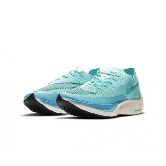 Women's/Men's Nike ZoomX VaporFly NEXT Blue and Black  Footwear 