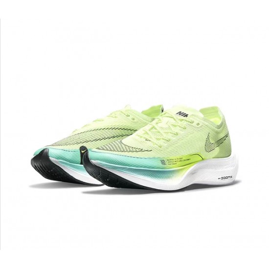 Women's/Men's Nike ZoomX VaporFly NEXT Green and Blue Footwear 