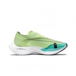 Women's/Men's Nike ZoomX VaporFly NEXT Green and Blue Footwear 