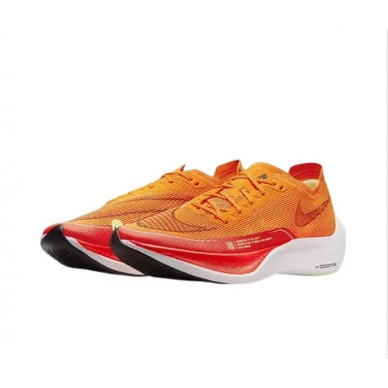 Women's/Men's Nike ZoomX VaporFly NEXT Orange Red Footwear 