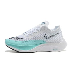 Women's/Men's Nike ZoomX VaporFly NEXT White Blue Footwear 