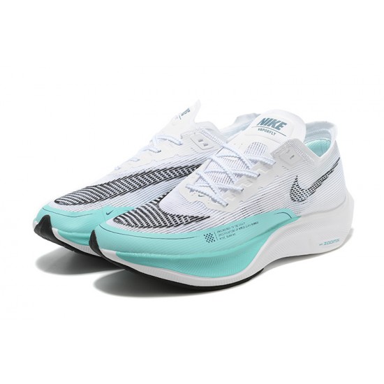 Women's/Men's Nike ZoomX VaporFly NEXT White Blue Footwear 