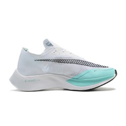 Women's/Men's Nike ZoomX VaporFly NEXT White Blue Footwear 