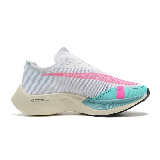 Women's/Men's Nike ZoomX VaporFly NEXT White Pink Footwear 