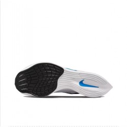 Women's/Men's Nike ZoomX VaporFly NEXT White and Blue Footwear 