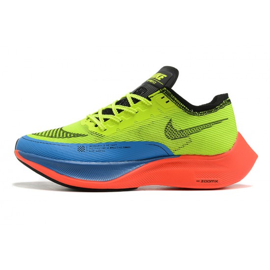 Women's/Men's Nike ZoomX VaporFly NEXT Yellow Blue Footwear 